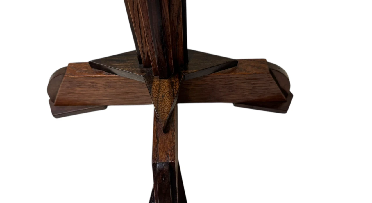 Art Deco Amsterdamse School Petite Pedestal Table, 1920s